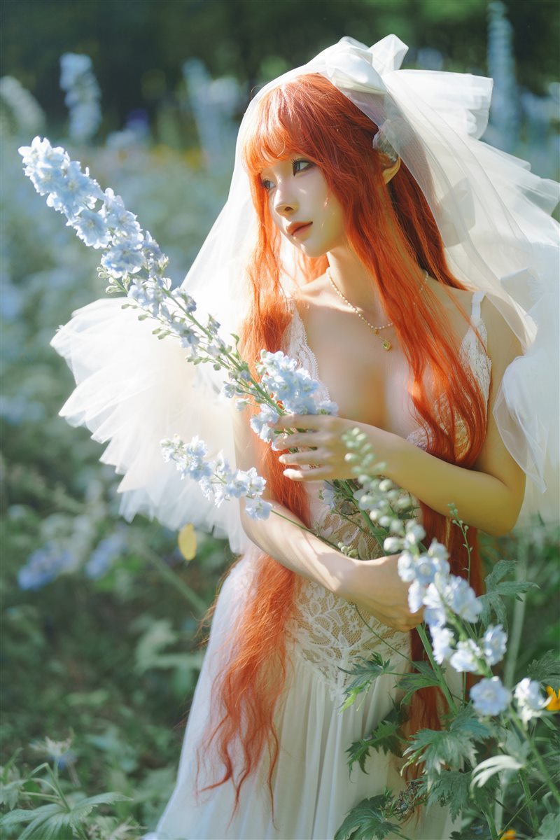 蠢沫沫 - 花丛婚纱 [67P／517MB]-呦糖社C+