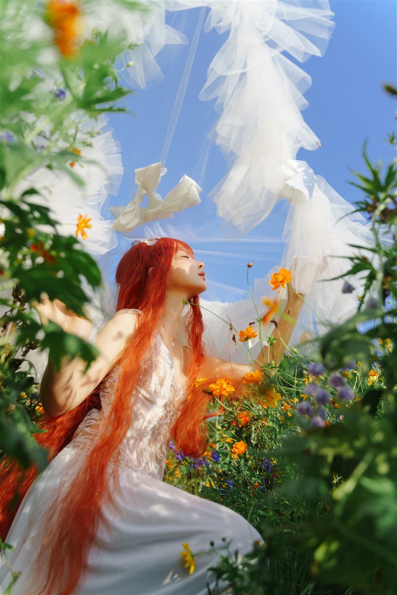 图片[2]-蠢沫沫 - 花丛婚纱 [67P／517MB] - 呦糖社C+-呦糖社C+