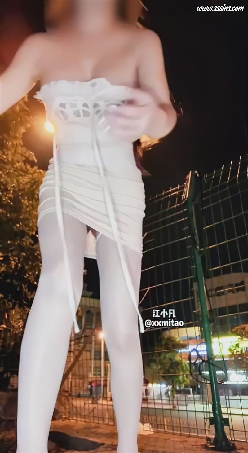 图片[2]-江小凡 - 深夜大胆户外露出 薄纱下巨乳若隐若现 随机搭讪路人 [7P + 2V／1.35GB] - 呦糖社C+-呦糖社C+