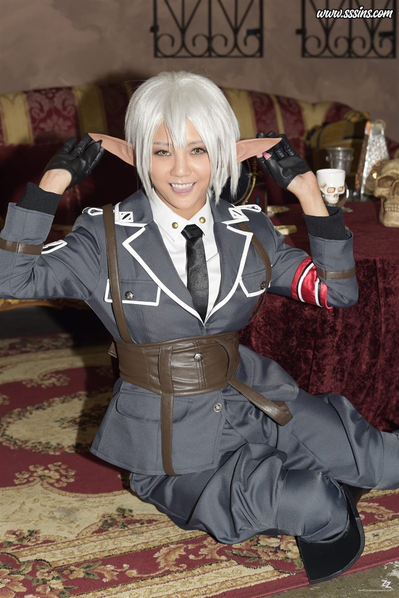 [ZIZG-013TC] Rei Mizuna (みづなれい) & Claire Hasumi -  Elf Female Officer Trapped in a Trap 虜囚市場 -罠に嵌められたエルフの女将校- みづなれい デジタル写真集 [56P／64.5MB]-呦糖社C+