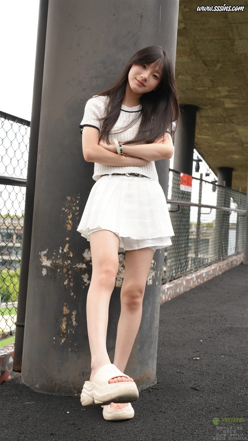 青柠摄影 NO.083 - 阿慌 白袜亮钻指甲油[128P+2V／5.21GB]-呦糖社C+